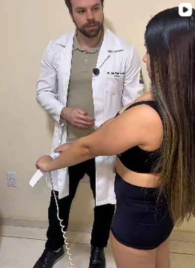 Avaliação de composição corporal com bioimpedância